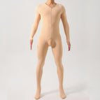 Skin color thick velvet nine points large size 75-87.5kg / Regular style [no crotch opening] for men and women
