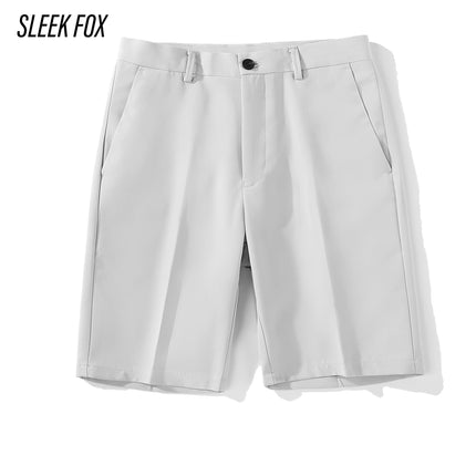 Summer Men's Korean Style Trendy Business Shorts, Wrinkle-Free Thin Casual Dress Shorts