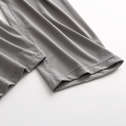 Threaded Ice Silk Pajama Pants Men's Summer Thin Home Pants Loose Large Size Casual Home Pants Straight Pants Air-Conditioned Pants
