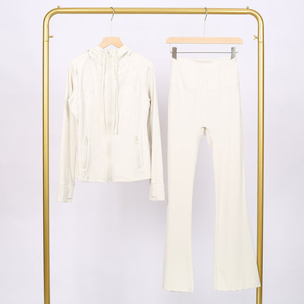 Lulu Df Stand-Up Collar Jacket Short Coat Tight-Fitting Stand-Up Collar Stretch Jacket with Gold Zipper Fitness Yoga Wear