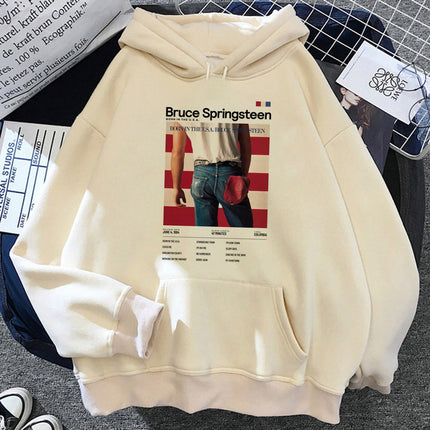 Bruce Springsteen Hoodies Harajuku Winter Fashion Funny Younger Y2K Bug Girl Sports