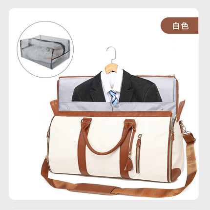 Foreign trade new ladies folding suit travel bag multi-functional storage bag large capacity large PU hand luggage bag