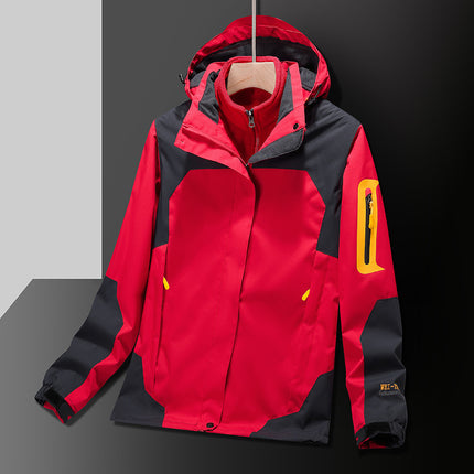 552 Three-in-One Jacket Men's and Women's Two-Piece Set with Removable Inner Blanket Xizang Travel Suit Men's Fishing Suit Ski Suit