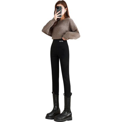 Down Pants Women's Winter Outer Wear 2025 New Velvet Thickeneded Cotton Pants Northeast Subzero Cold-Resistant and Warm Shark Pants
