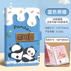 Blue panda/password money book