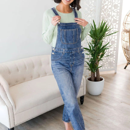 Guangzhou Women's Clothing Supply Tiktok Pop Dropshipping Plus-Size Jeans for Women Non-Stretch Harem Overalls