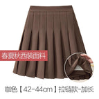 Dark brown [extended length] suit fabric / XS