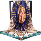 90 silk scarf -4# / 90*90cm
