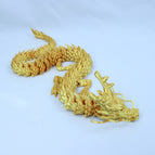 30cm Silk Gold China Dragon