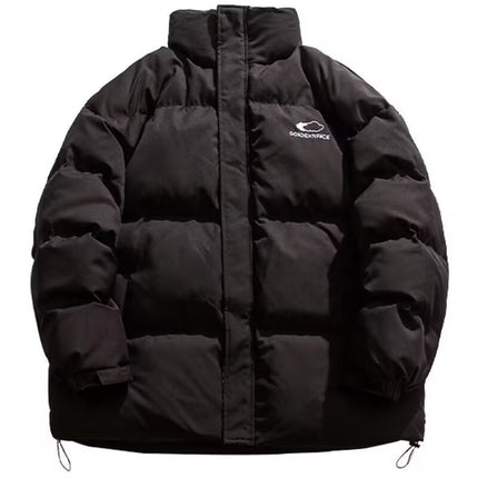 Little Oxford Waterproof Cotton Clothes Men's Winter Trendy Brand Plush Bread Clothes Cotton Clothes Warm Cotton Jackets