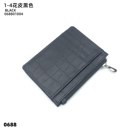 Double-sided Driver's License Multi-card Slot Genuine Leather Zipper Card Bag Top Layer Cowhide Men's Thickened Light Luxury Women's Small Coin Purse Case
