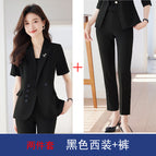 Two-piece black suit pants / S