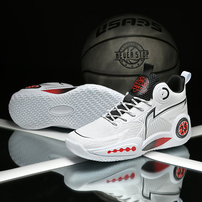 Men's Shoes, Sports Shoes, Young Student Couples, Professional Practical Basketball Shoes, Grip, Non-Slip, Wear-Resistant Mesh Breathable Sneakers