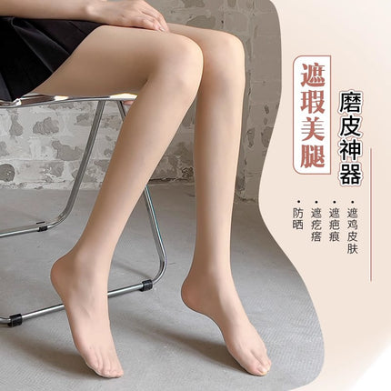 Women's Autumn and Winter Pantyhose with Natural Light Leg Effect, Fleece-Lined, Thickened, Anti-Snag, Sheer Color, Suitable for Wearing Outside, Leggings