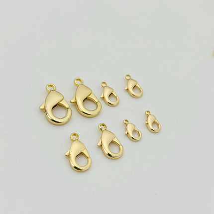 DIY Jewelry Accessories 14k18k Gold Color Preservation Korean Lobster Buckle Homemade Bracelet Necklace Accessories Material