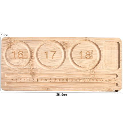Solid Wood Bead Tray, Jewelry Bracelet Display Tray, Jewelry Design Tray, DIY Beading Tools, Bracelet Storage Tray