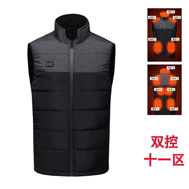 New winter electric heating vest for men and women household warm and comfortable constant temperature heating vest factory cross-border wholesale
