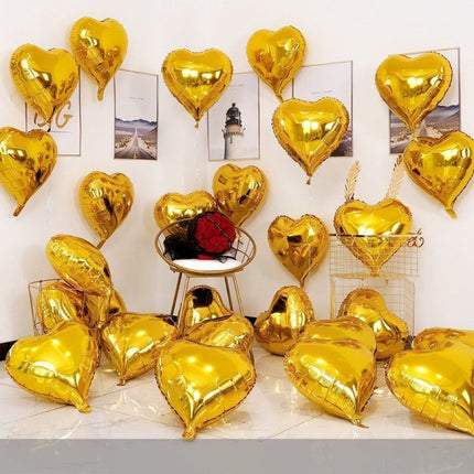 18inch Love Light Board Aluminum Film Balloon Wedding Room Decoration Valentine's Day Party Floating Love Balloon Wholesale