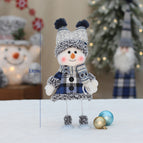 Yh239908B blue plaid iron leg doll