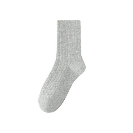 Socks men's mid-barrel autumn and winter cotton yarn deodorant bacteriostatic breathable business black stockings Zhuji socks men's socks