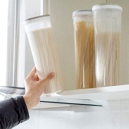 Kitchen Noodles Box Plastic Bottle Transparent Sealed Jar Grain Storage Box Household Storage Jar Storage Jar
