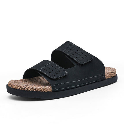 Designer 2025 Sandals for Men's Summer Outer Wear Deodorant Driver's Dual-Purpose Sandals and Slippers for Men's Genuine Leather Sports Beach Shoes