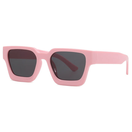 Korean Retro Frame Sunglasses for Women, Square Frame, Thick Edge, Simple Sunglasses, Concave Shape, Business Sunglasses 2025
