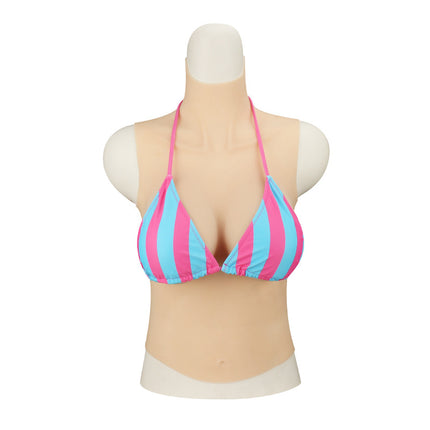 Cross-Dressing Factory Half-Length High-Elastic Solid Silicone Prosthetic Breasts Fake Breasts Cd Transvestite Cross-Dressing Cosplay Big Breasts
