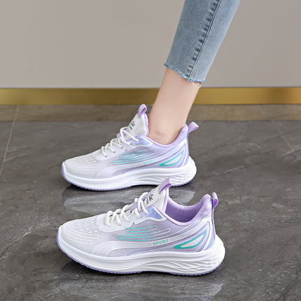 Women's Shoes sneaker Women's 2024 New Summer Breathable Mesh Shoes Lightweight Soft Bottom Shock Absorbing Mesh Running Shoes