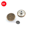 8#Stainless steel environmentally friendly buckles (default screws can be equipped with aluminum nails)