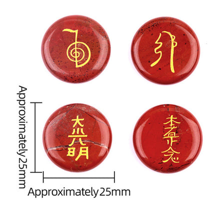 Reiki Great Light Symbol Amethyst Agate Stone Power Balance Improvement