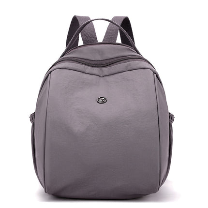 Cross-border Women's Backpack 2025 Spring New Leisure Travel Backpack Lightweight Simple Nylon Portable Student Bag