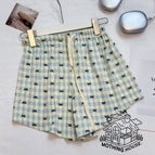 Blue butterfly shorts / free size (45.00 kg-60.00 kg