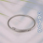 Steel ring bracelet