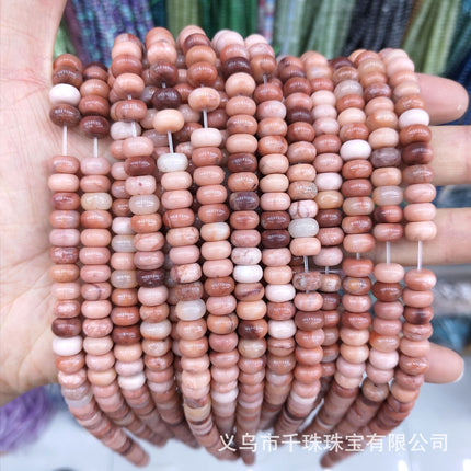 5X8Mm Natural Stone Agate Spacer Beads Abacus Beads Spacer Beads Loose Beads Handmade DIY Necklace Bracelet Jewelry Batch