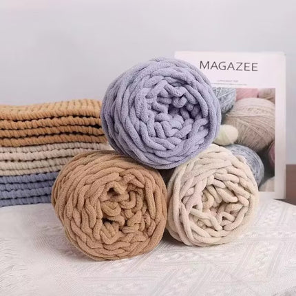 Ice thread single strand coarse wool thread stick knitting blanket slippers thread scarf hat scarf thread factory wholesale