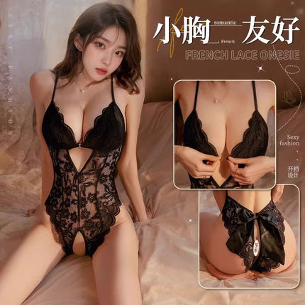 Sexy Intimates for Women with Steel Rings to Shrink Secondary Breasts, Small Breasts to Make Them Look Bigger, Push-Up Bra, Sexy Pajamas, Pure Desire Adjustable Bra