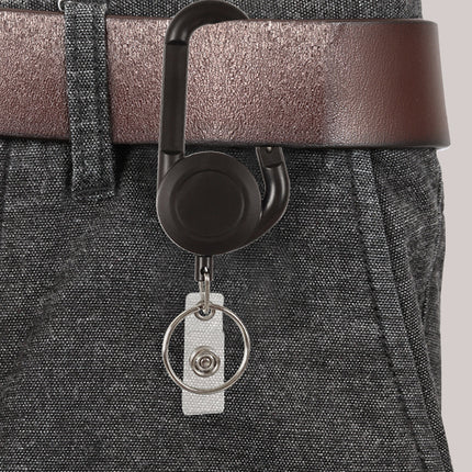 New Easy-pull buckle retractable spring backpack water bottle buckle belt back clip key chain portable anti-lost easy-pull hanging buckle