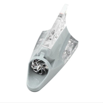 Car Wind Lamp Decorative Shark Fin Flash Light Solar Anti-Rear Collision Antenna Light Wind Energy Anti-Rear Collision Antenna Light