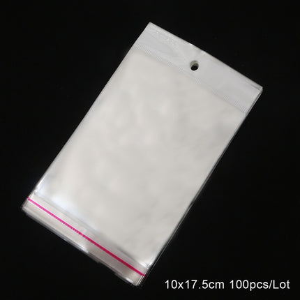 Wholesale Opp Bags Self-Adhesive Bags DIY Handmade Small Jewelry Packaging Bags Transparent Self-Sealing Plastic Bags