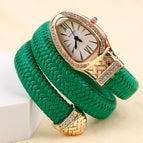 Green, white dial