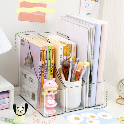 Document storage rack wholesale thickened transparent desktop a4 acrylic vertical office data file student finishing rack