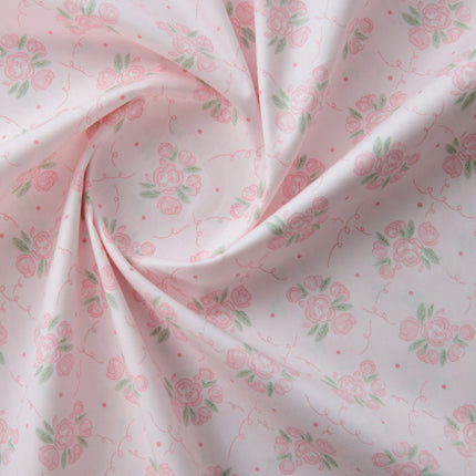 160cm cotton twill fabric pastoral floral cotton fabric handmade clothing bedding cotton flower flower