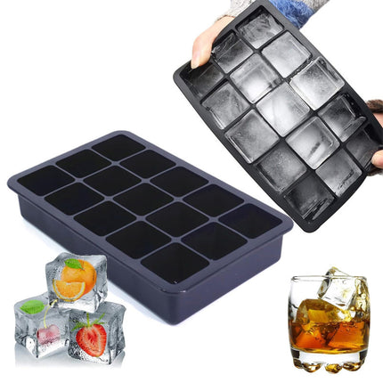 15 even square ice cube ice cube film with food grade silicone ice cube easy demoulding ice box for summer drinks
