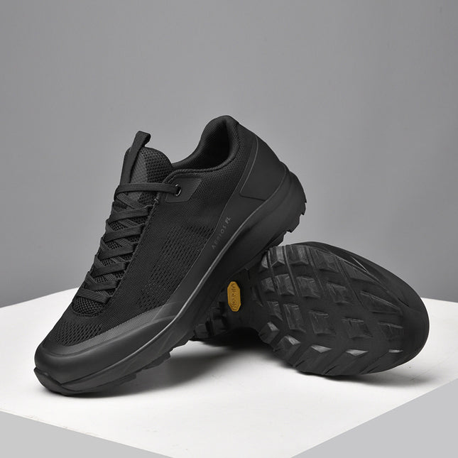 Office Men's Sports Leather Shoes High-end Sense Comfortable Lightweight Trendy Outdoor sneaker Trendy Mesh Business Shoes