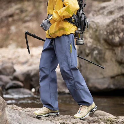 Eldoria Three-Proof Outdoor Hiking Pants Quick-Drying Sports American-Style Work Pants Casual Pants Camping Hiking Pants Straight-Leg