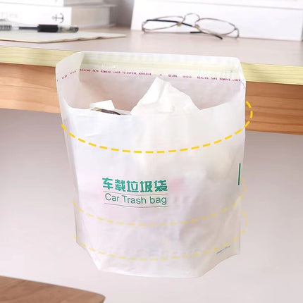 Car Garbage Bag, Car Trash Can, Car Garbage Bag, Car Goodies, Disposable Adhesive Storage Cleaning Bag