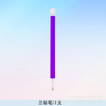 DIY new diamond painting tools suit purple drill pen mastic drill disc multi-functional open disc tool