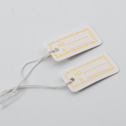 Label elastic rope label price small tag card jewelry packaging material handmade diy homemade material accessories