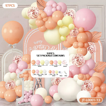 Balloon Chain Arch Set Scene Layout High-End Atmosphere Opening Birthday Party Decorations Anniversary Package